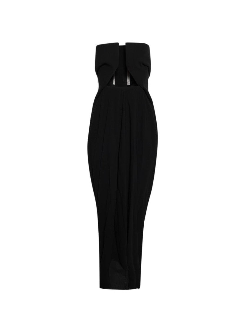 Rick Owens Amphora Prong Gown Black