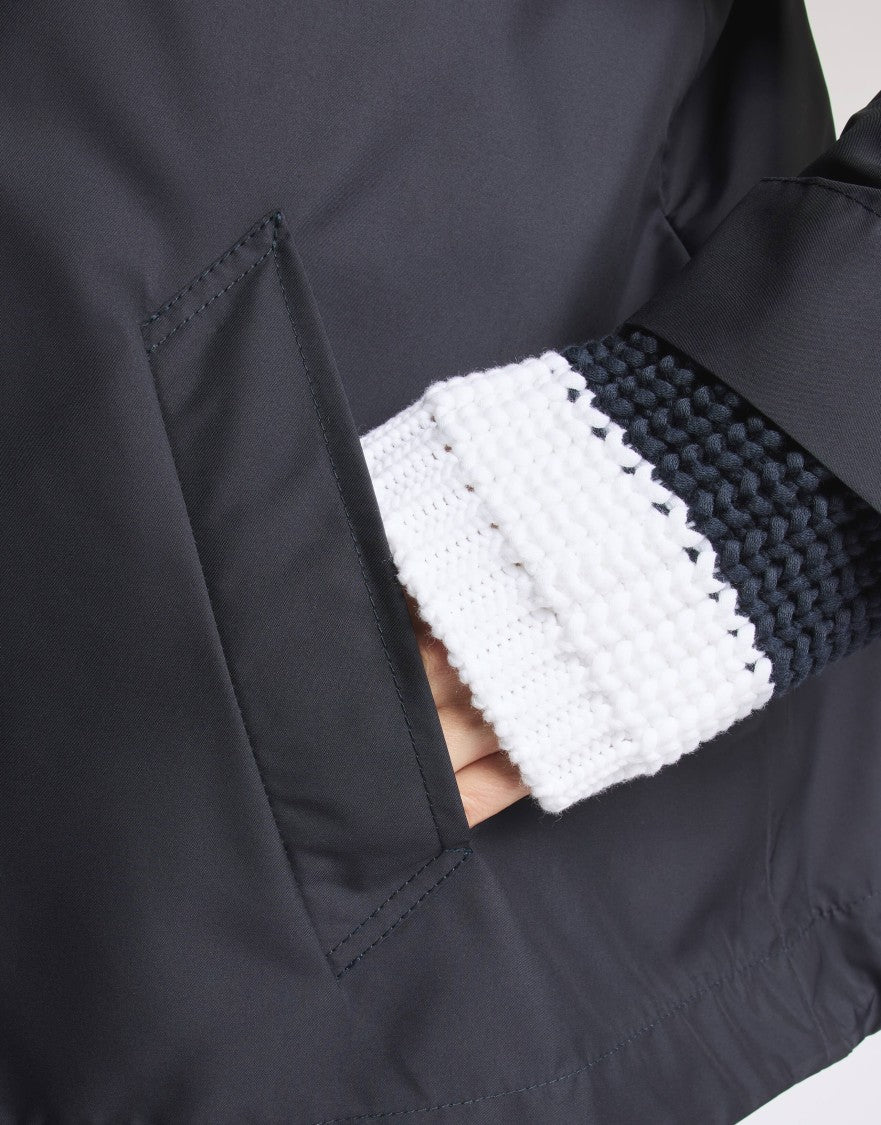 Fay Short Hooded Parka With Adjustable Hem
