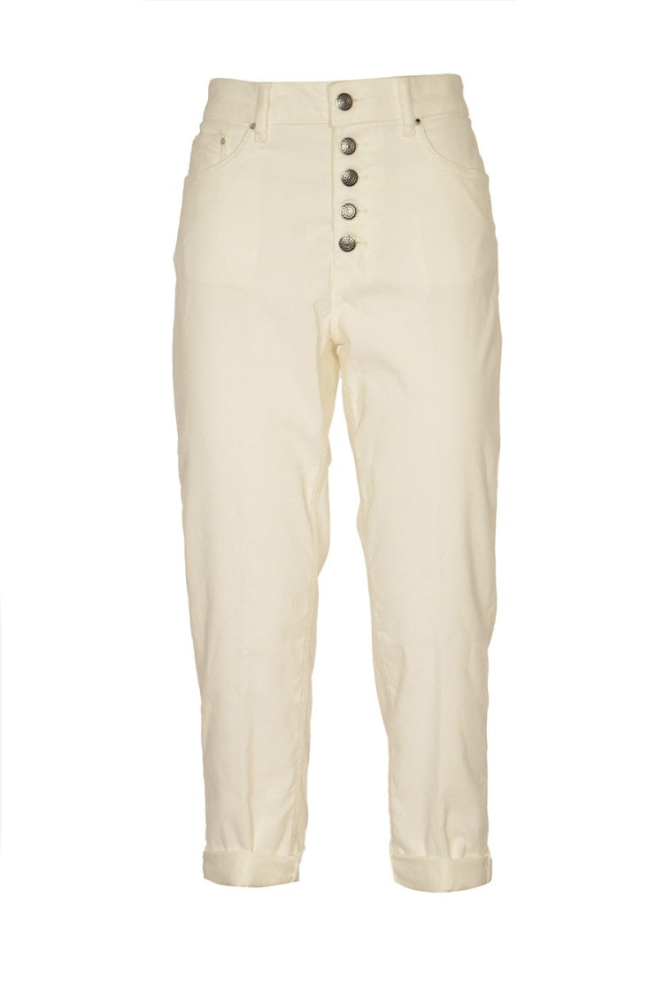 Dondup Cotton-Lyocell Blend Straight Pants