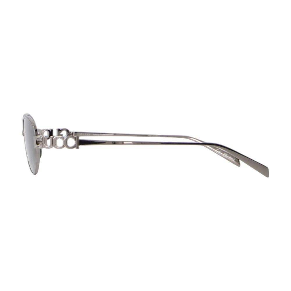 Gucci Metal Frame Sunglasses With Polished Finish