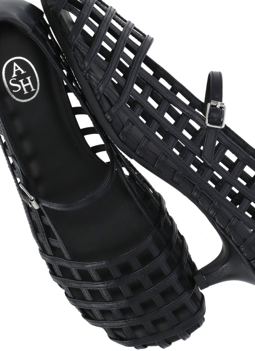 Ash Black Ego Cut-Out Pumps