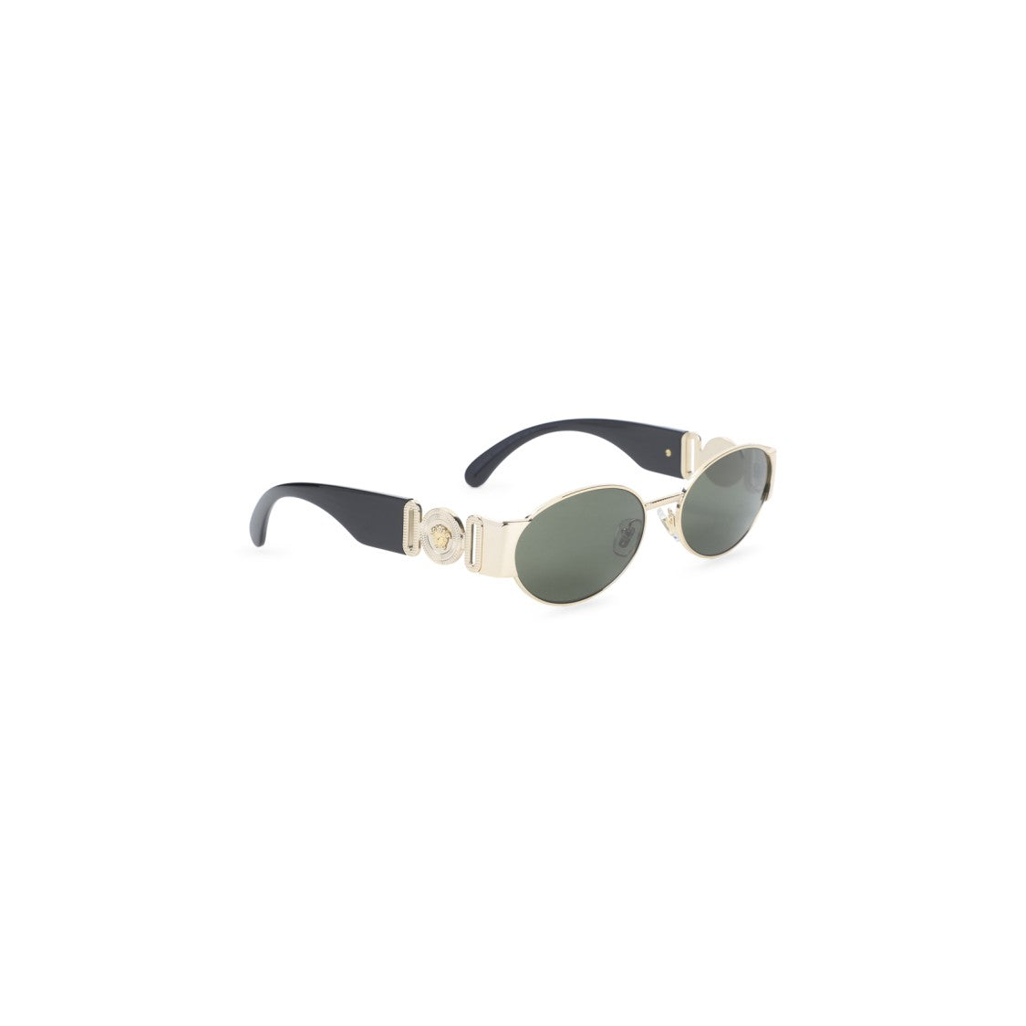 Versace Oval Sunglasses With Gold-Tone Frame