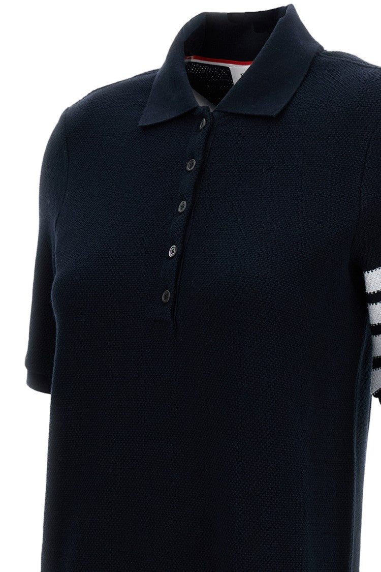 Thom Browne Cotton Piqué Polo Dress