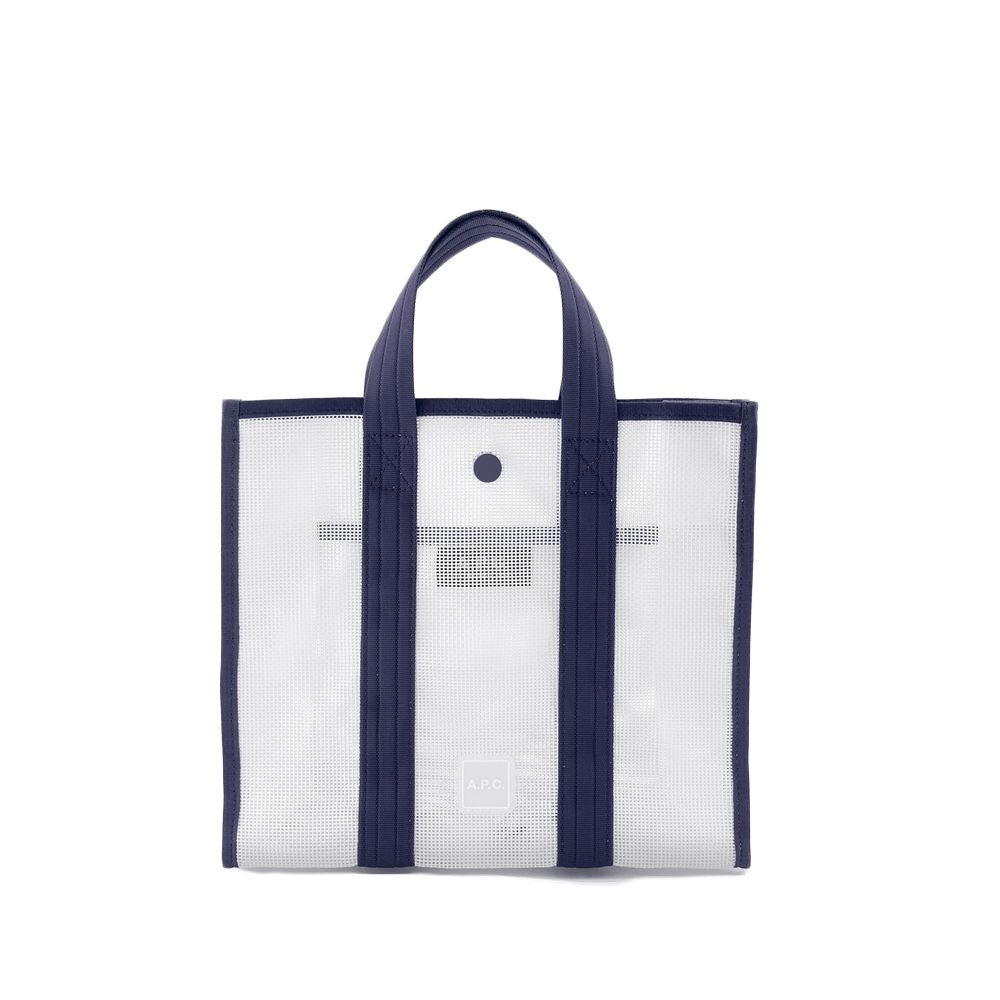 A.P.C. Louise Small Shopper Bag - Pvc - Blue