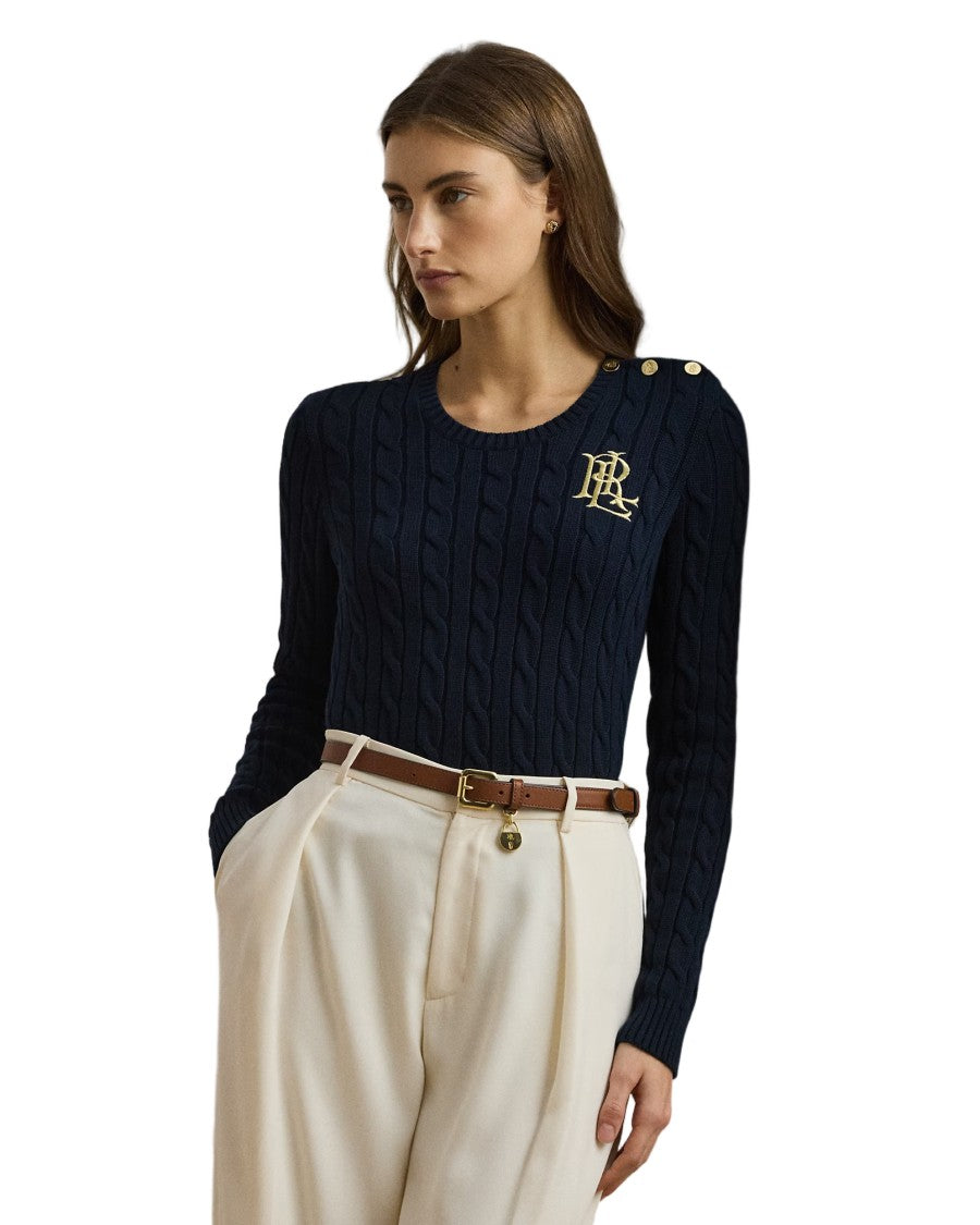 Lauren Ralph Lauren Long Sleeve Cable Knit Pullover