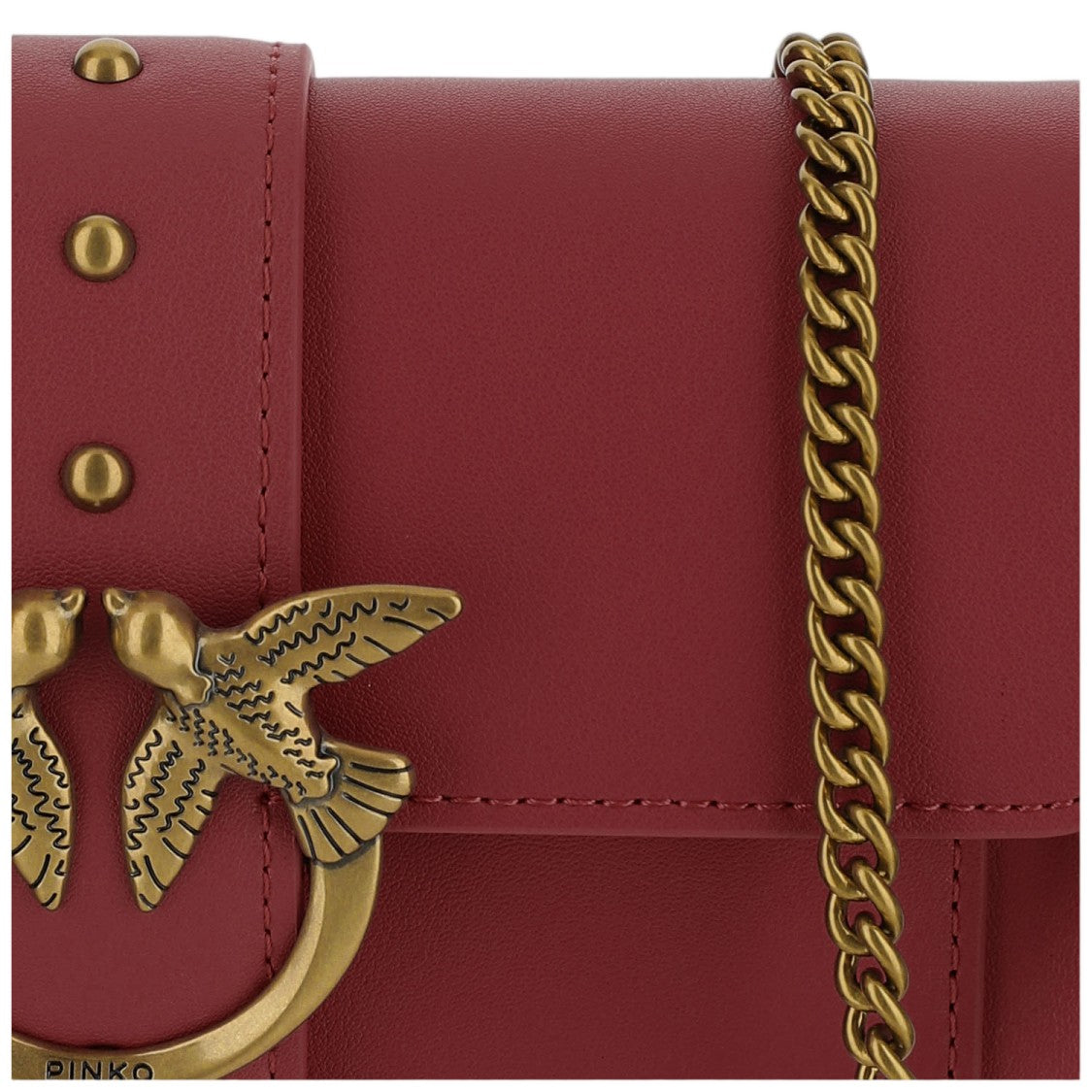Pinko Love One Pocket Bag With Diamond Cut Detail