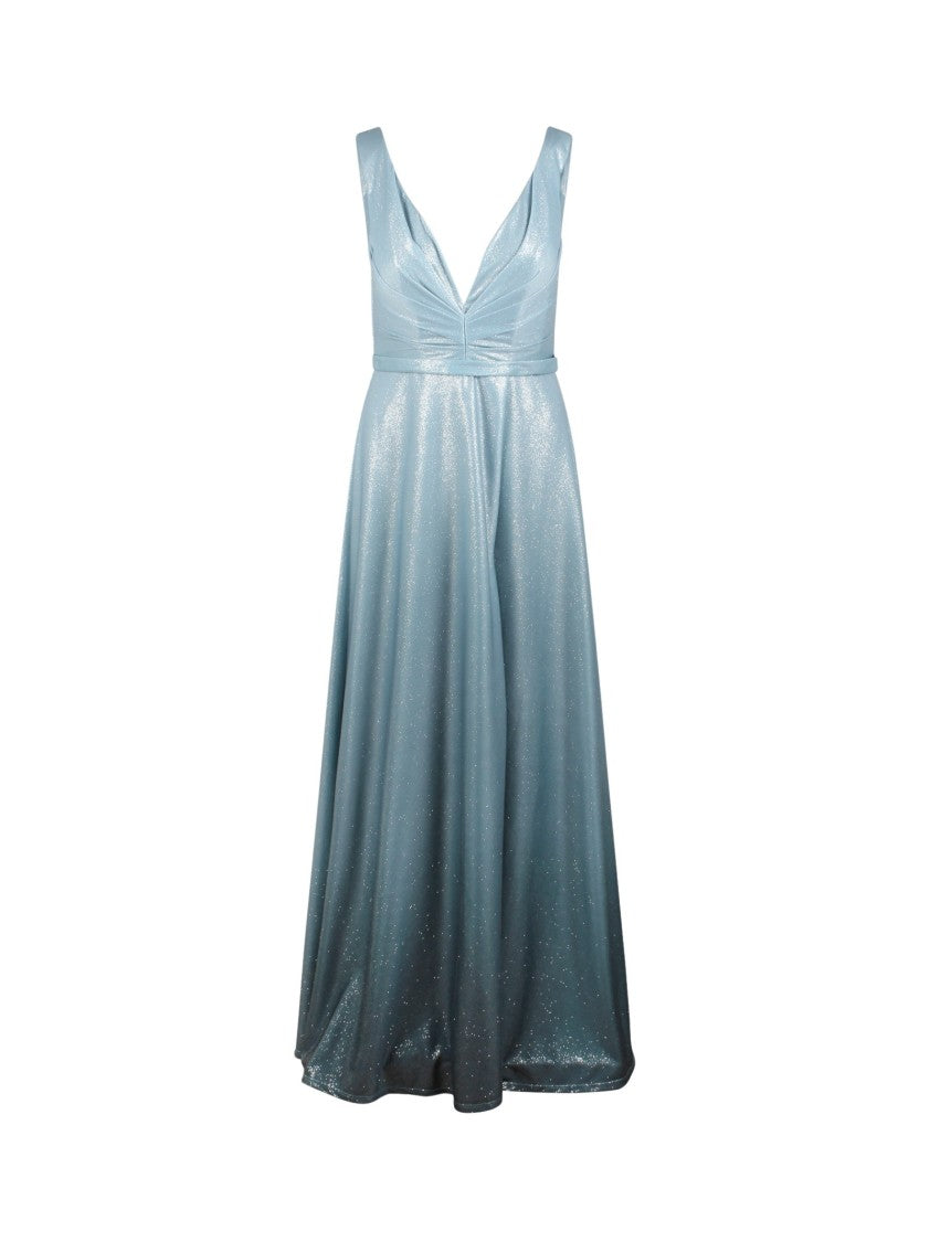 Pronovias Nicole Moments Queenie Silver Blue Dress