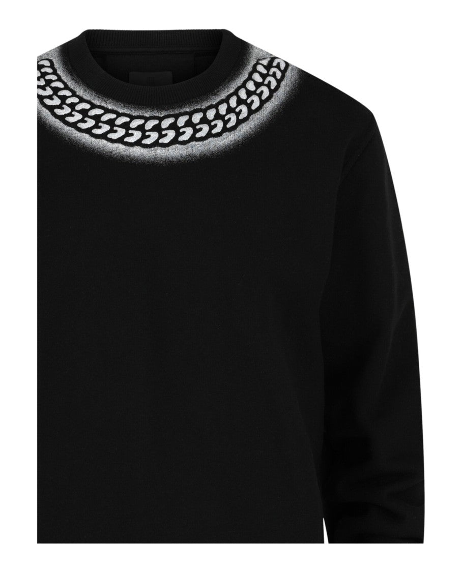 Givenchy Embossed Chain Graphic Sweatshirt
