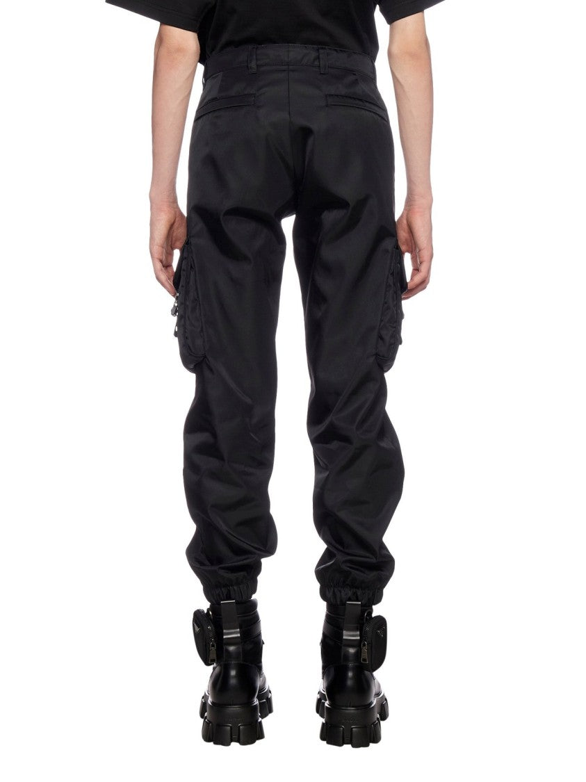 Prada Straight Pants With Tailored Fit And Cargo Pockets