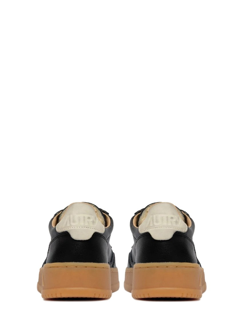 Autry Low-Top Sneakers With Perforated Detailing And Gum Sole