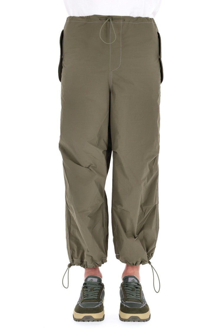 Autry Nylon Scrub Over Fit Trousers