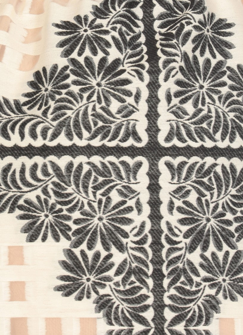 Pt Torino Ivory Cotton Skirt