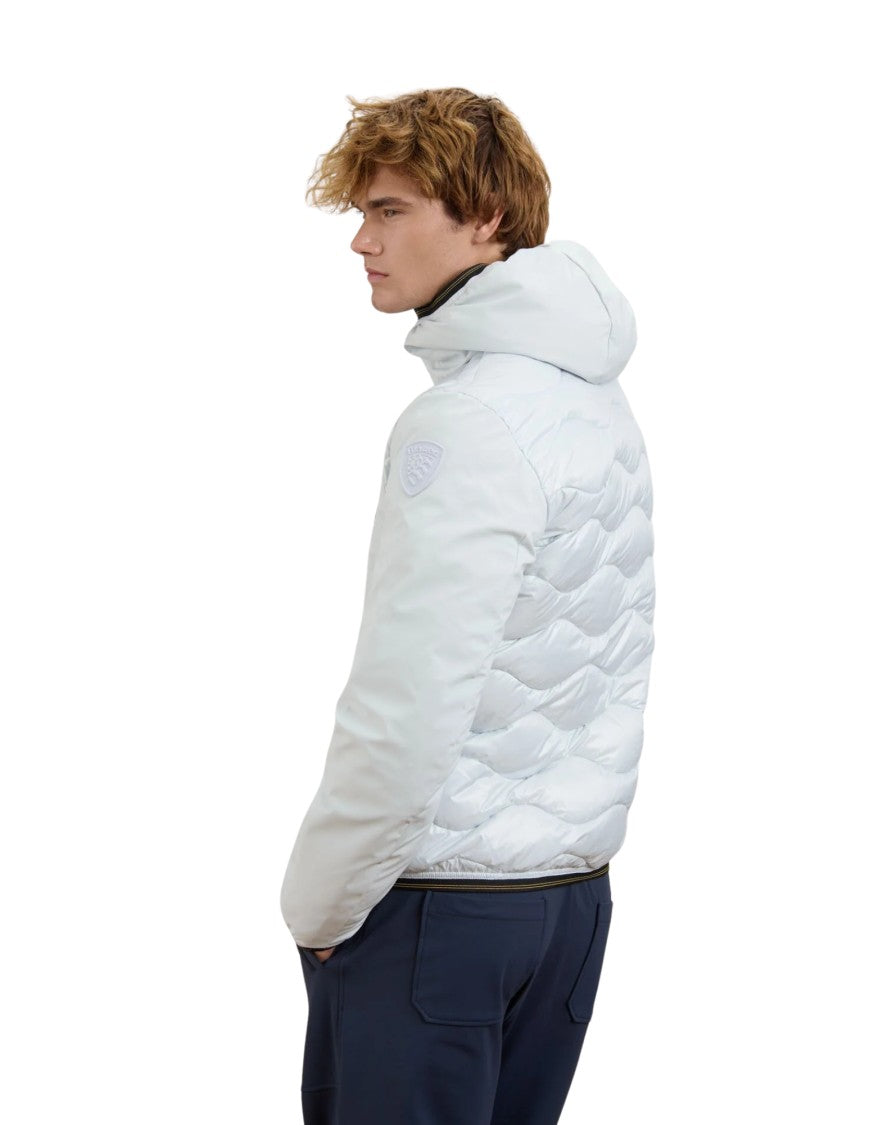 Blauer Quilted Down-Insulated Jacket With Padded Design And Hood