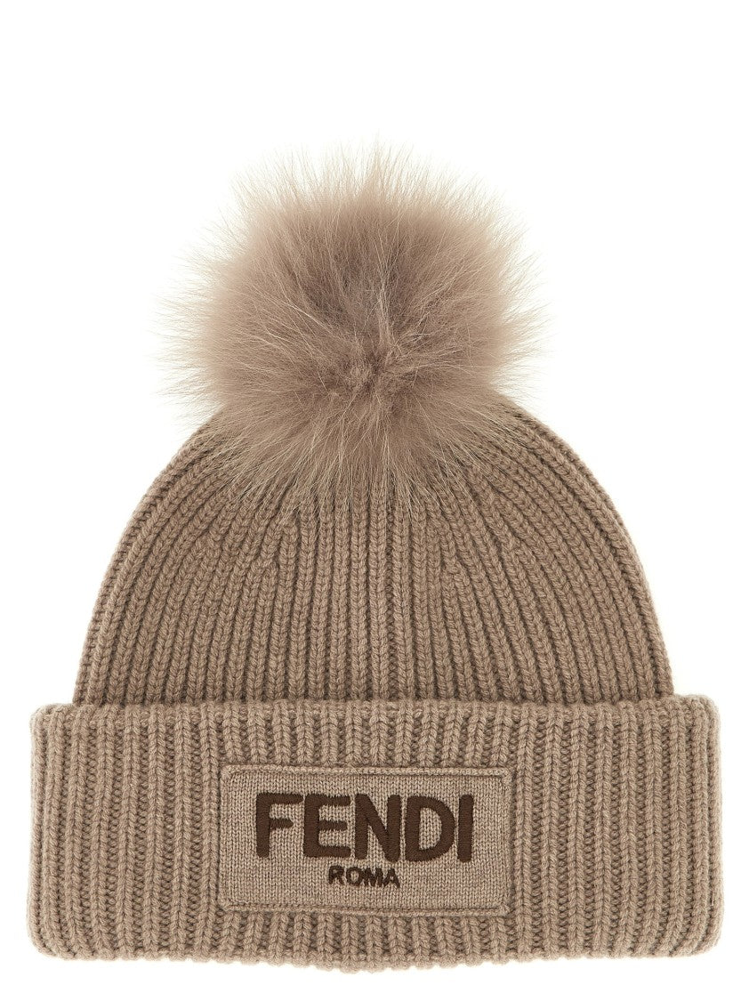 Fendi Pompon Beanie