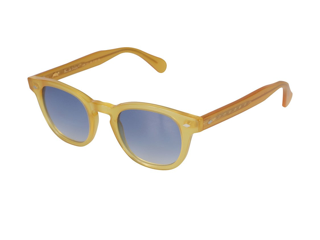 Kador Yellow Jolly Cal 49 Plastic Gradient Sunglasses