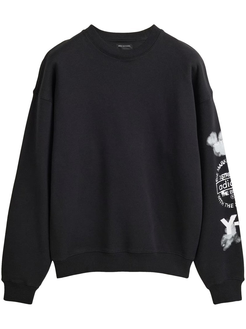 Y-3 Relaxed Fit Graphic Print Sweater