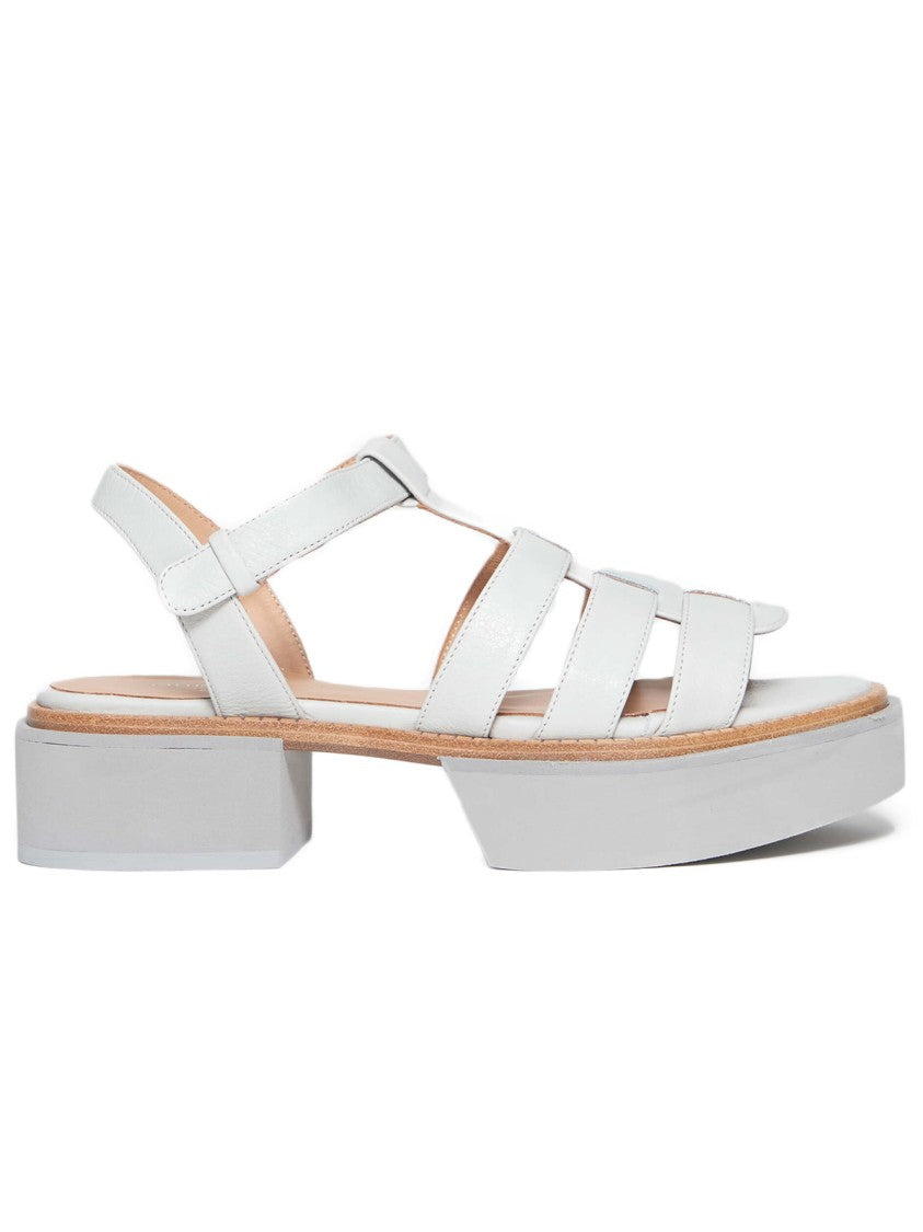 Paloma Barceló Woven Nappa Leather Sandals