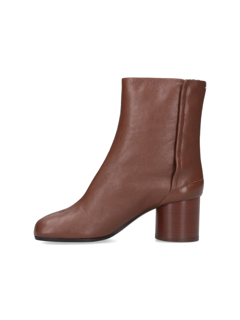 Maison Margiela "Tabi" Ankle Boots Brown