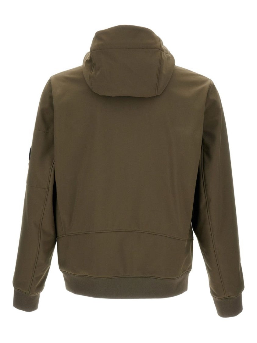 C.P. Company Hooded Green Jacket With Iconic Lens Detail
