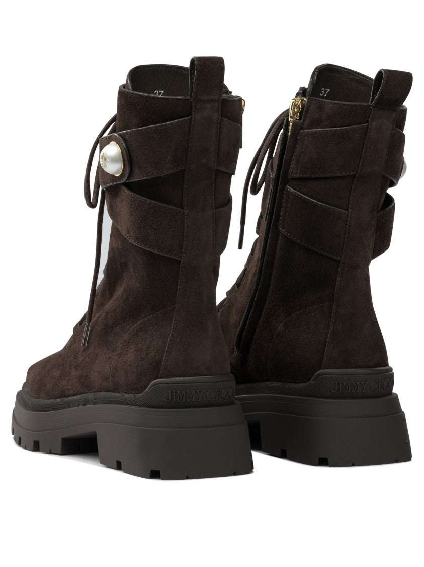Jimmy Choo "Noemi" 45 Mm Combat Boots