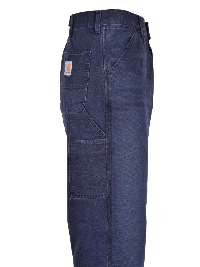 Carhartt Wip Relaxed-Fit Trousers In Recycled Cotton With Multi-Pocket Design