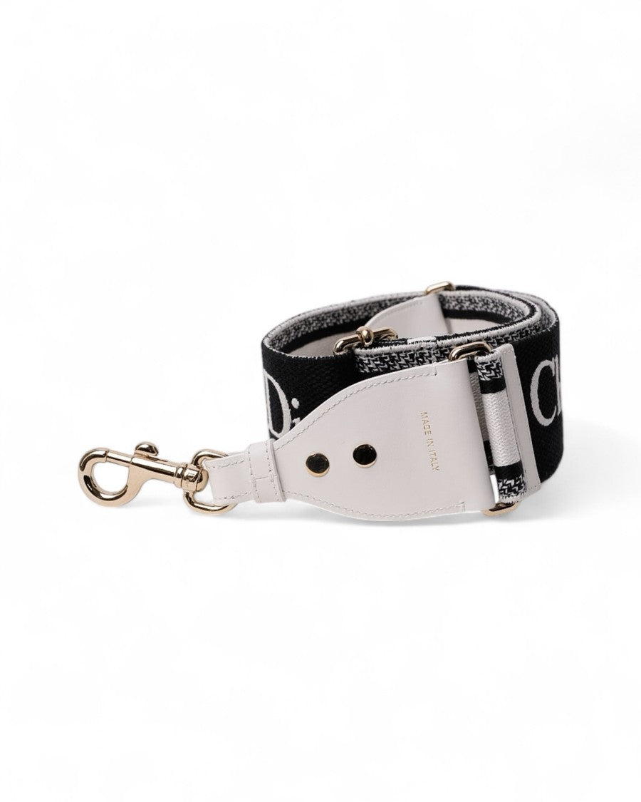 Dior Removable White/Black Shoulder Strap