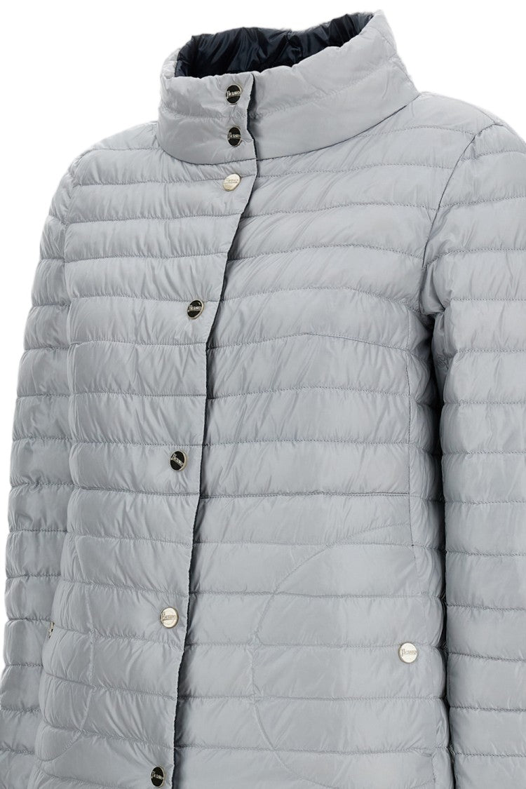 Herno Reversible A-Shape Jacket With High Collar
