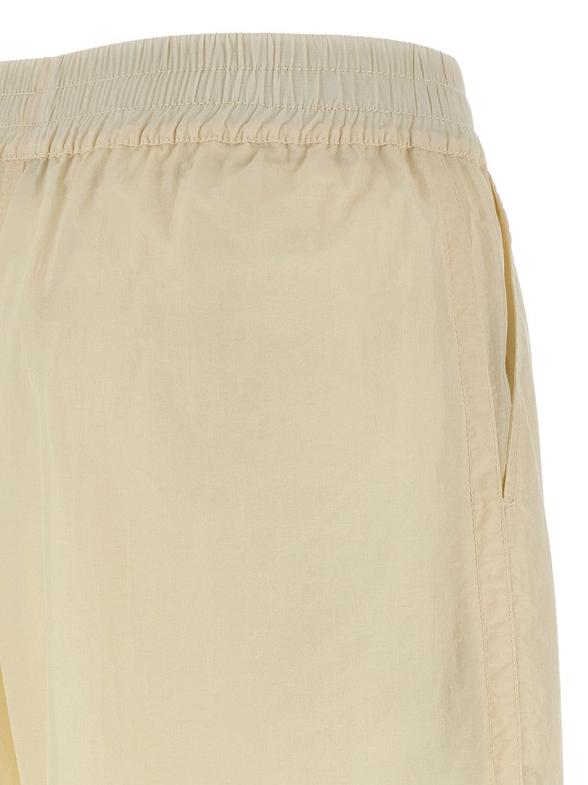 Philosophy Di Lorenzo Serafini Wide-Leg Cotton Blend Pleated Pants