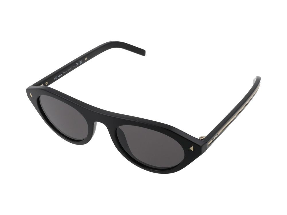 Prada Black 0Pr B15s Acetate Cat-Eye Sunglasses