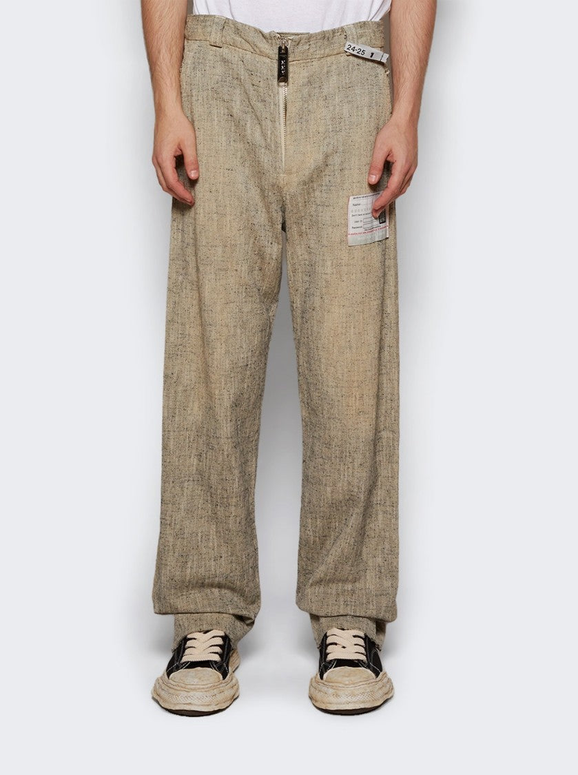 Maison Mihara Yasuhiro Amateur Sewn Slub Trousers