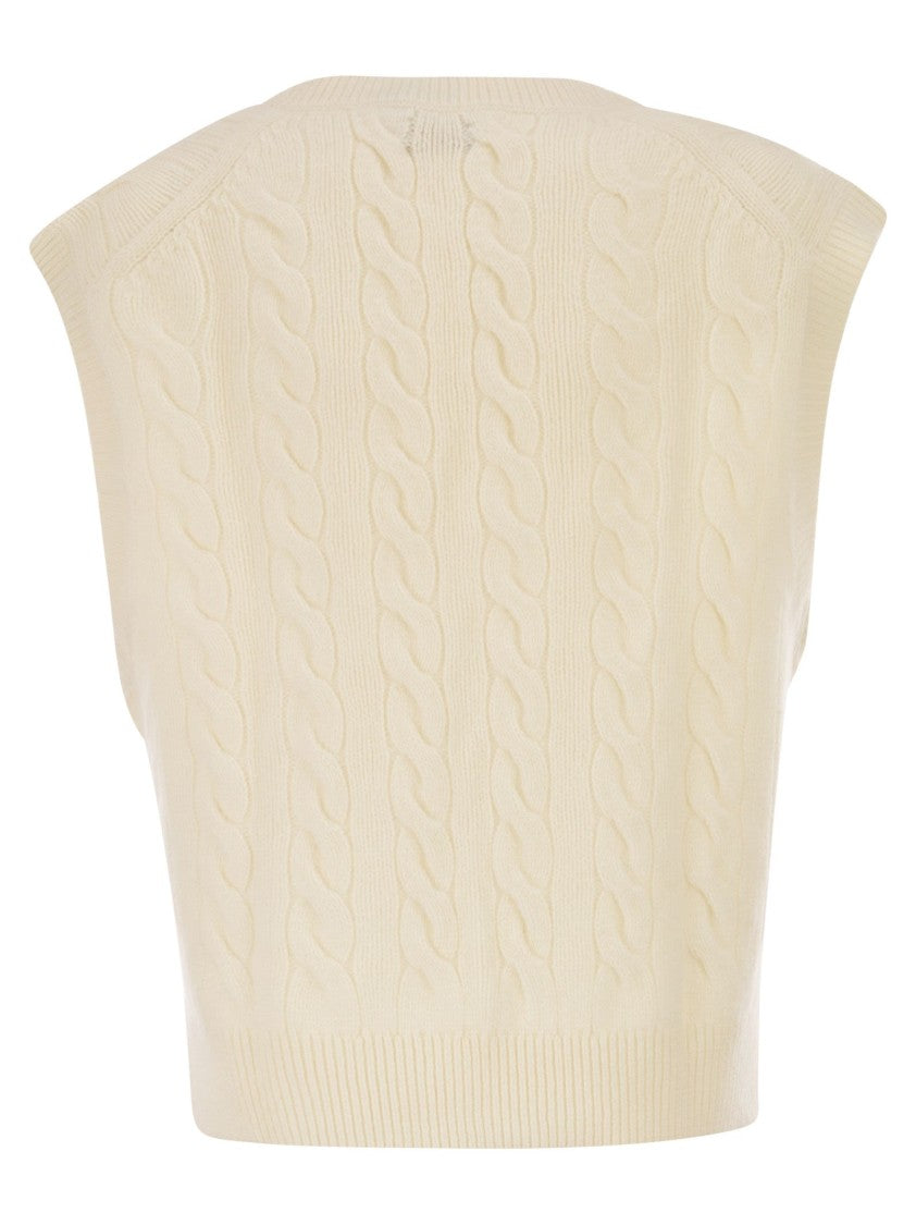 Polo Ralph Lauren Wool And Cashmere Cable-Knit Vest