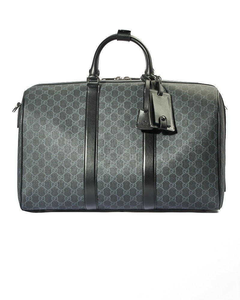 Gucci Medium Gg Supreme Duffel Bag Black
