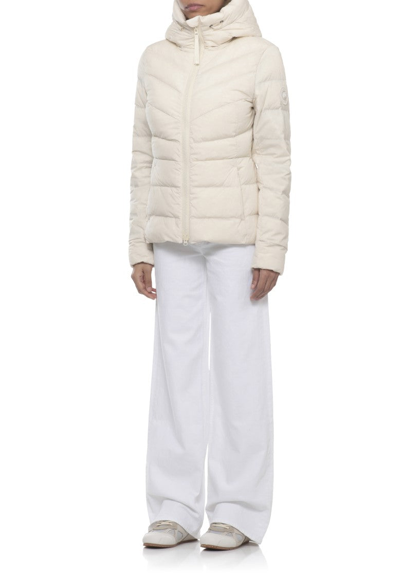 Canada Goose Ivory Clair Quilted Down Jacket