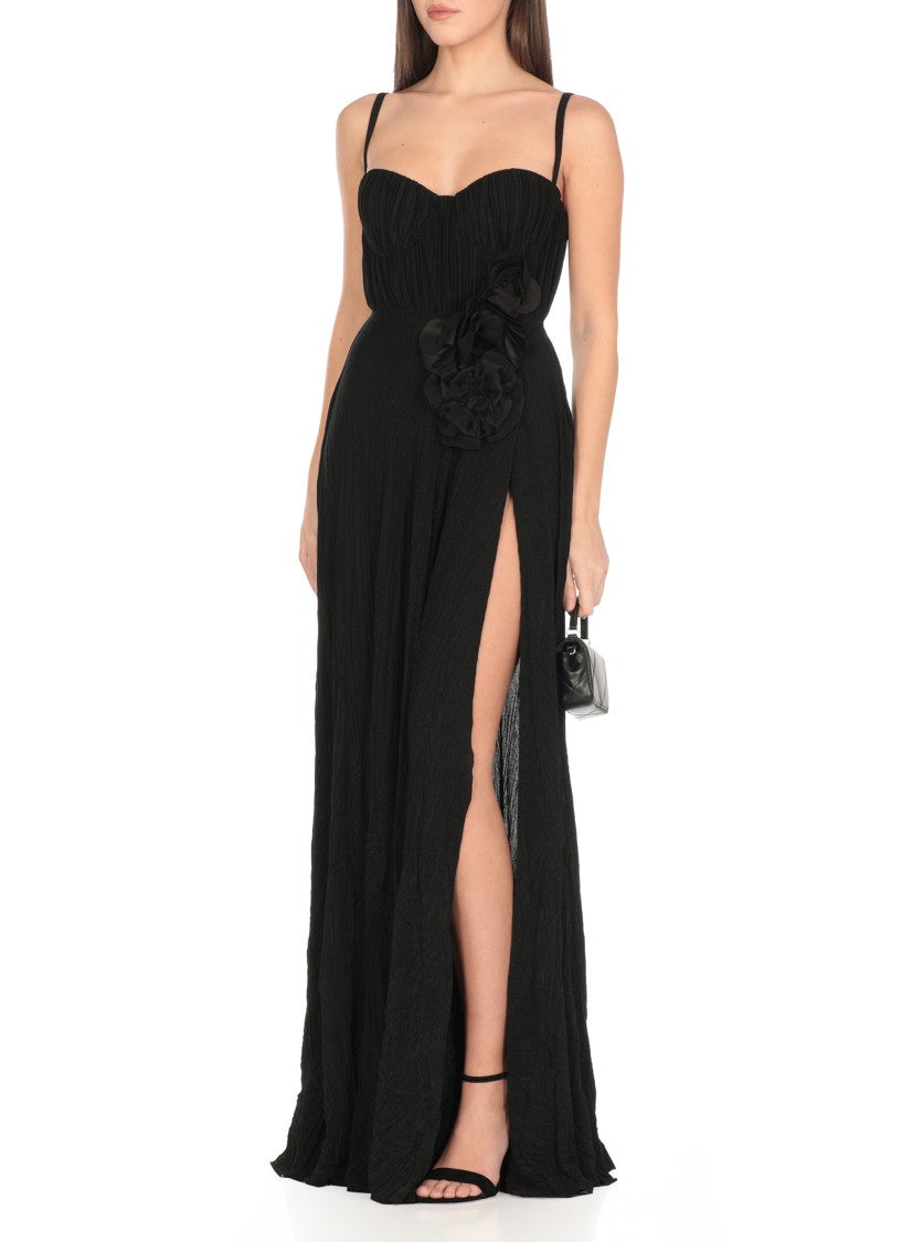 Elisabetta Franchi Black Carpet Lurex Dress