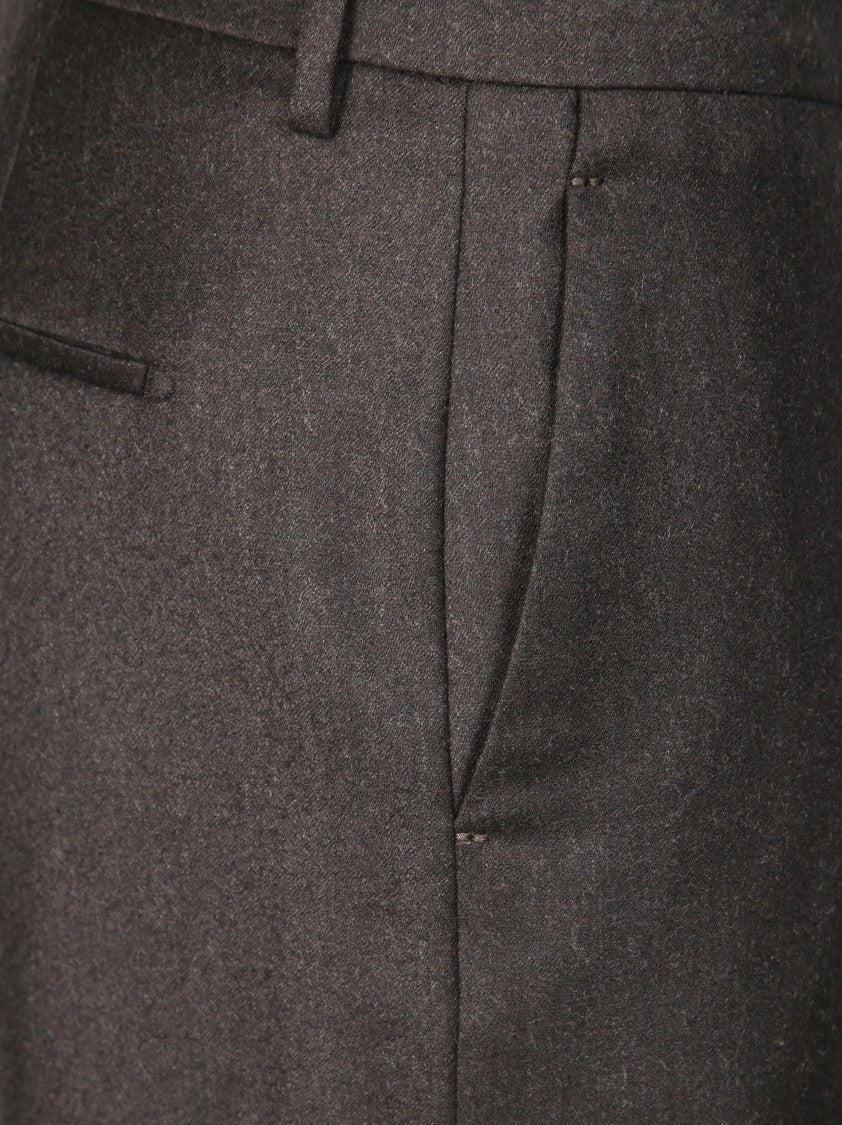 Berwich Wide-Leg Straight-Leg Cashmere Wool Trousers