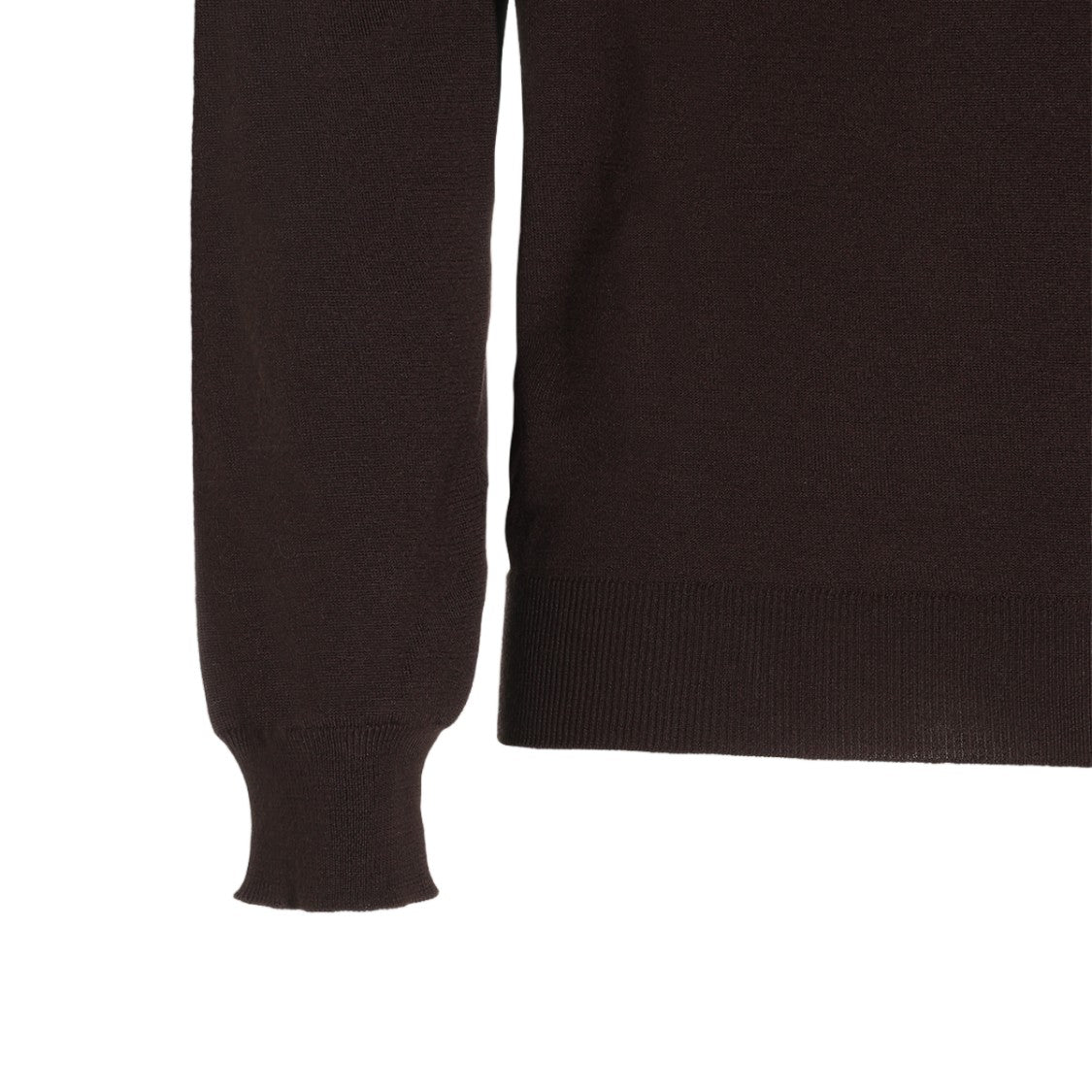 Zanone Fine Knit Polo Collar Long-Sleeve Sweater