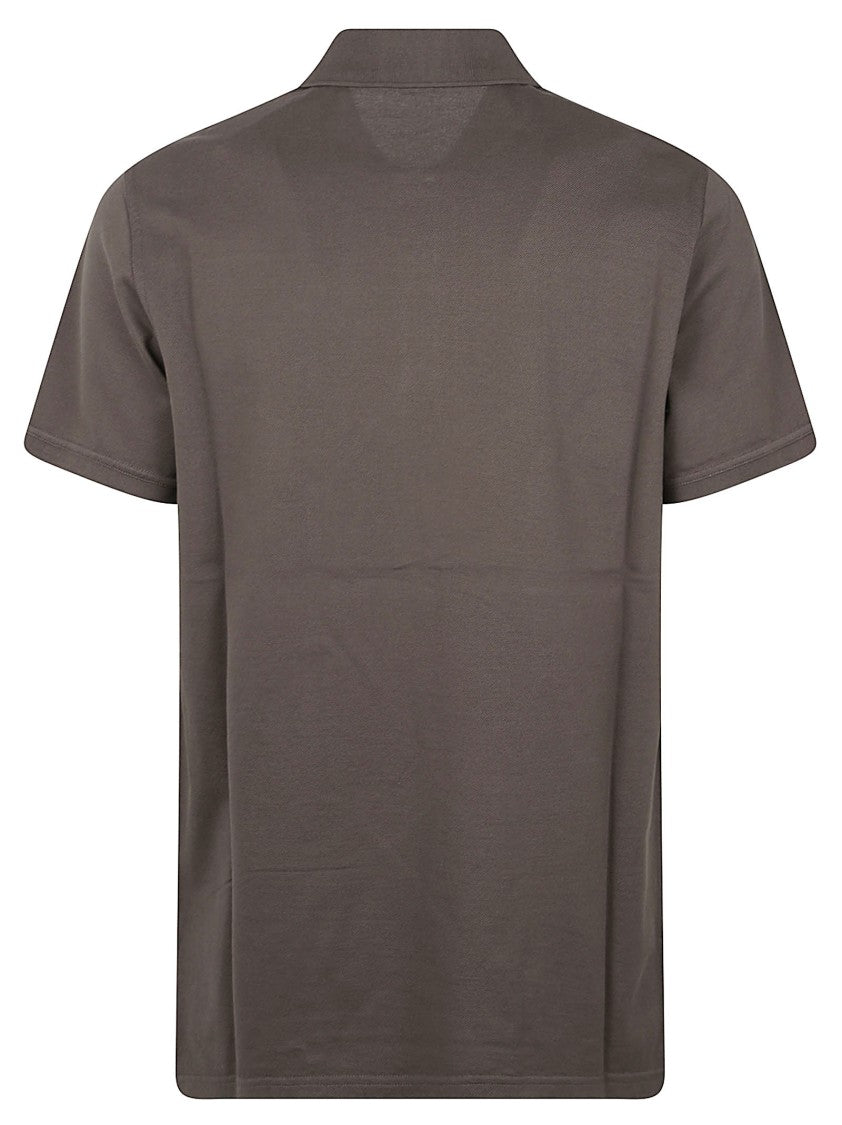 Givenchy Relaxed-Fit Brown Polo Shirt With Textured Fabric