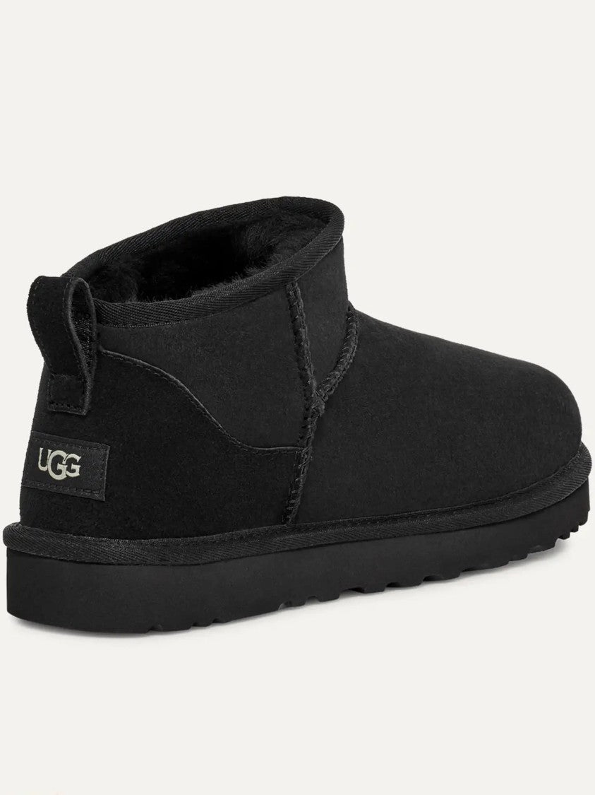 Ugg Classic Ultra Mini Black Slip On
