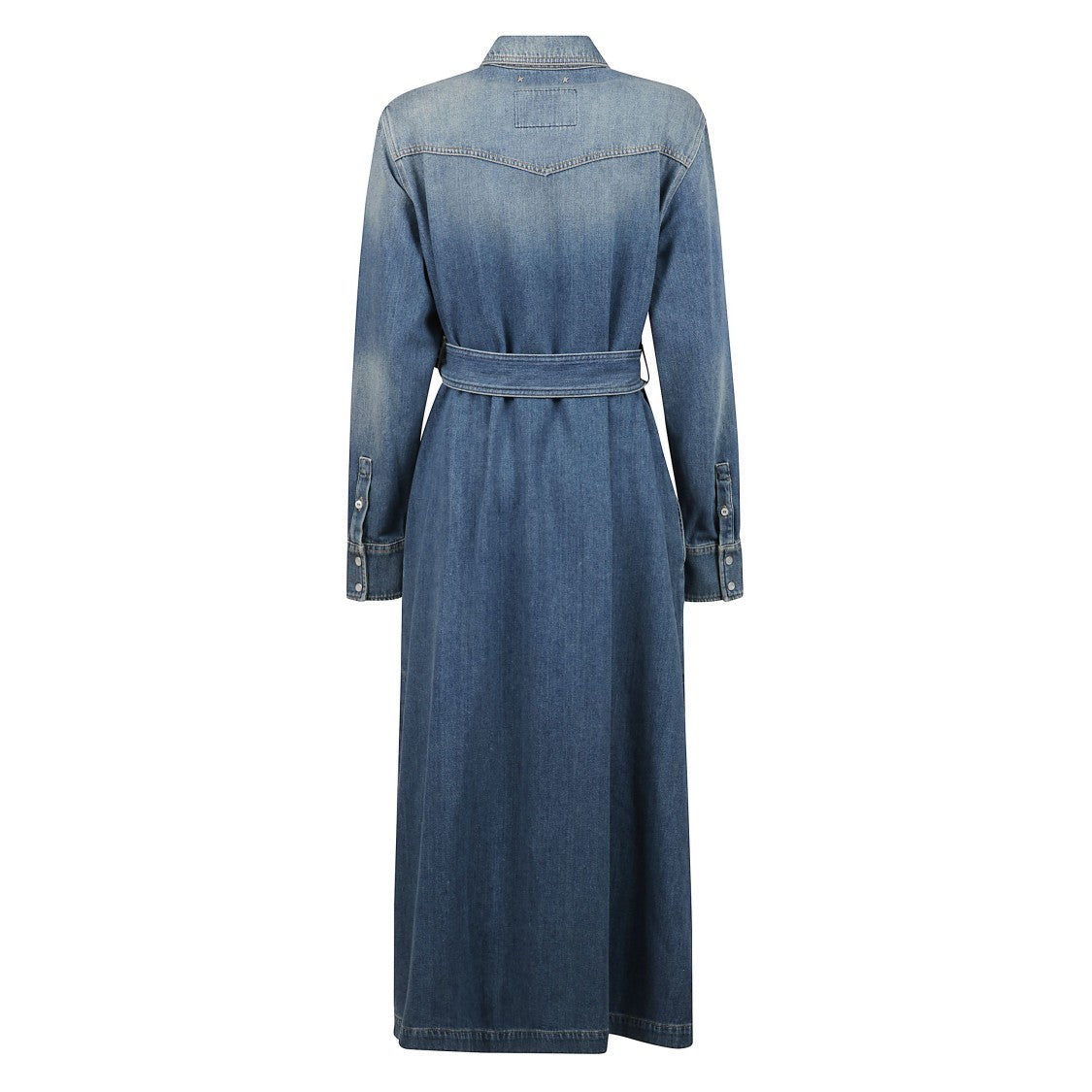 Golden Goose Blue Denim Shirt Dress