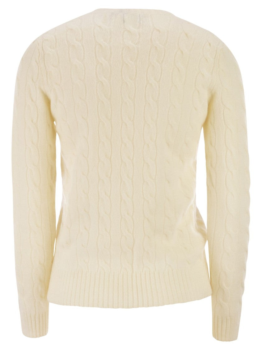 Polo Ralph Lauren Plaited Wool And Cashmere Crew-Neck