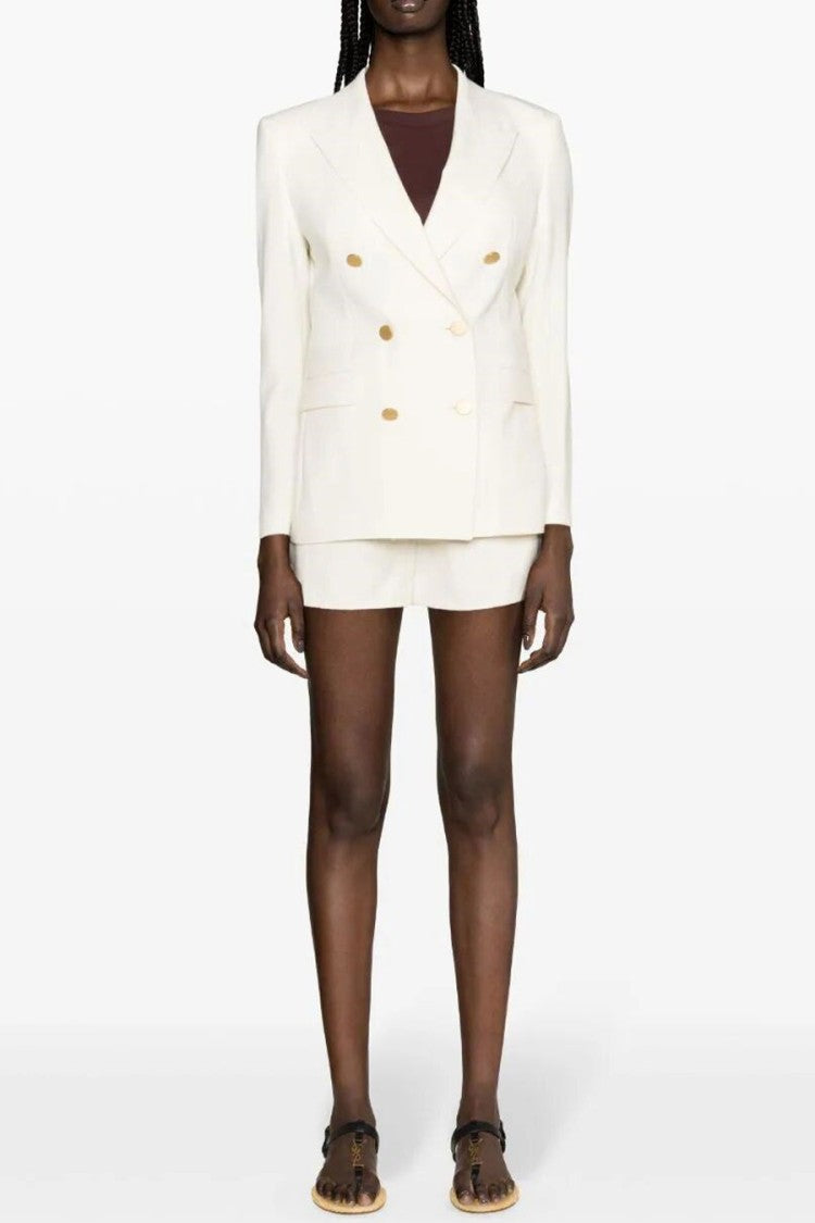 Tagliatore Double Breasted Cotton Blazer