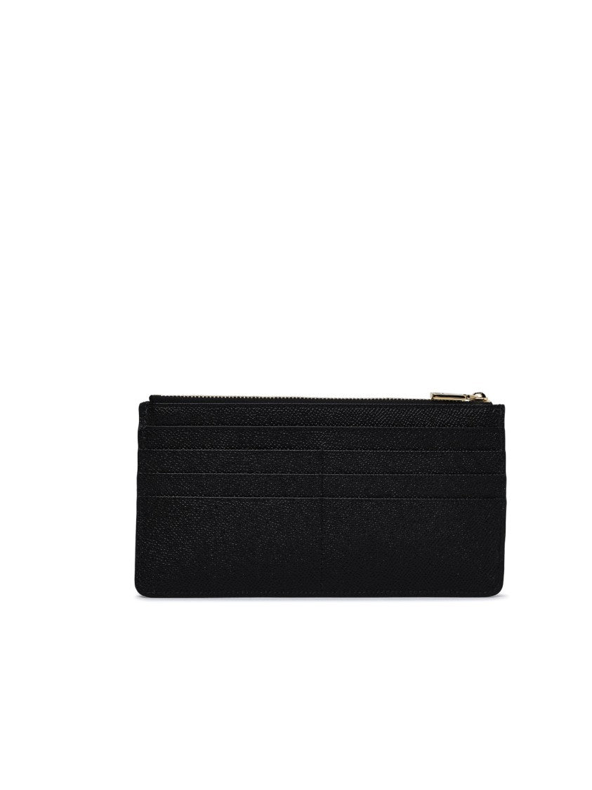 Dolce & Gabbana Black Leather Card Holder