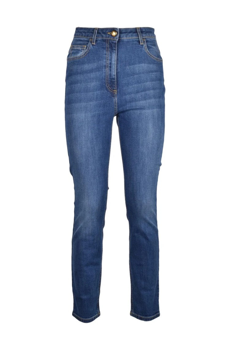 Elisabetta Franchi Slim Fit Stretch Jeans - Blue
