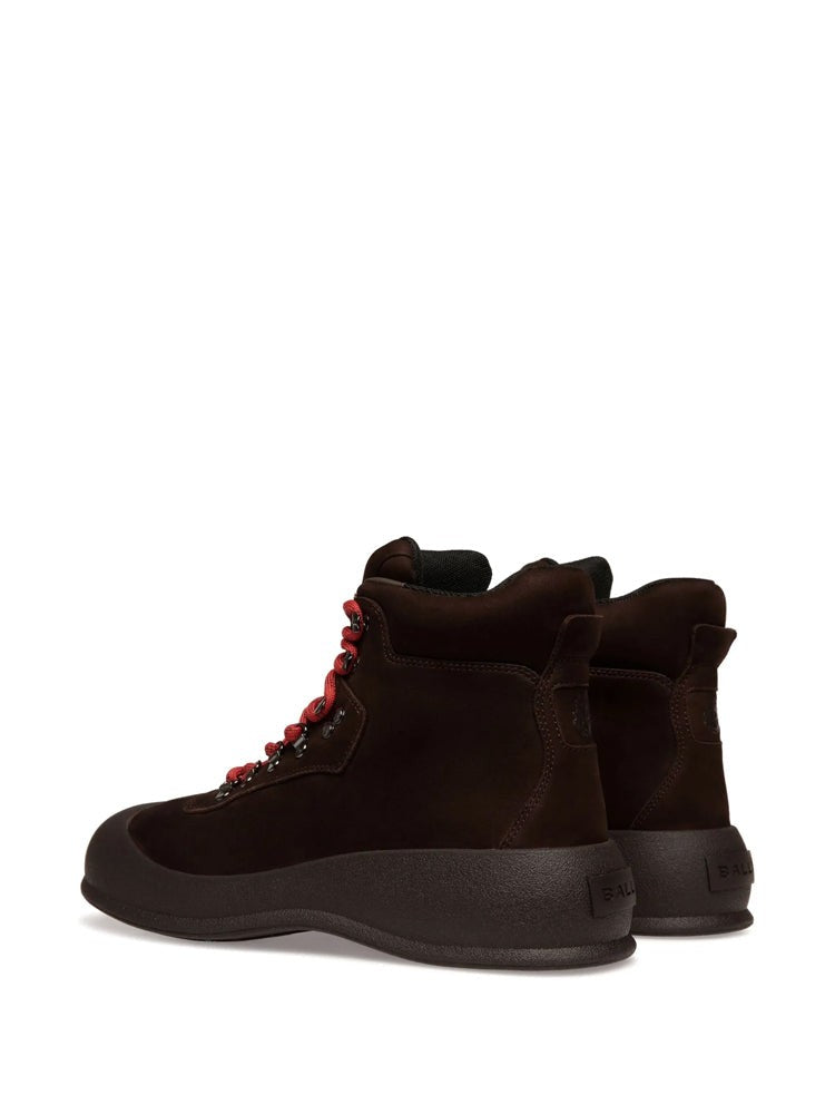 Bally Brown Protective Rubber Cap Suede Ankle Boots