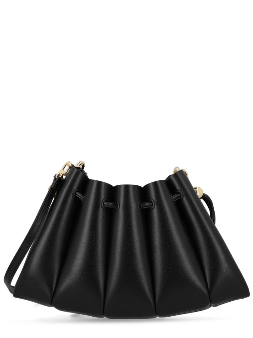 Themoirè Neutrals Calipso Gathered Ruched Voluminous Bag