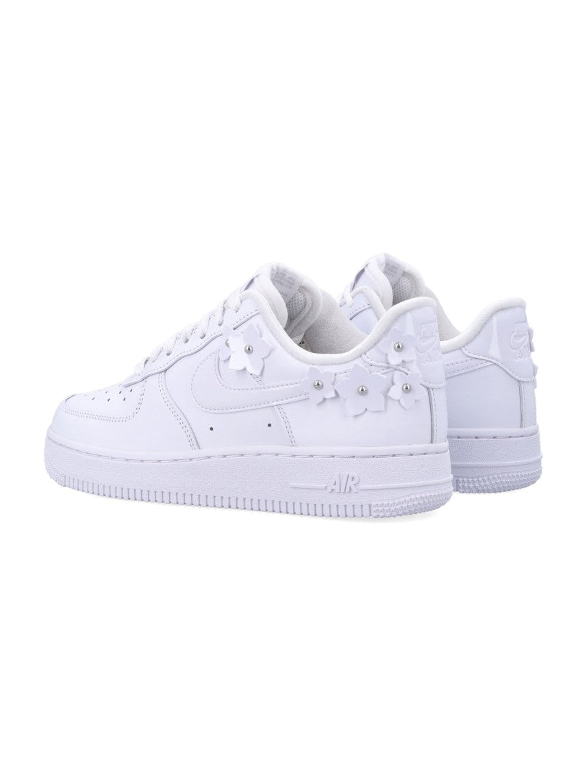 Nike Air Force 1 '07 Florette Floral-Appliqué Leather Sneakers