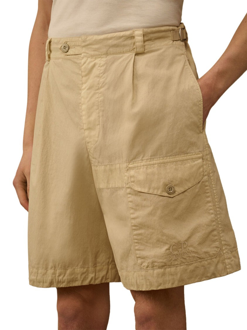 C.P. Company Relaxed Fit Cargo Shorts With Adjustable Tabs