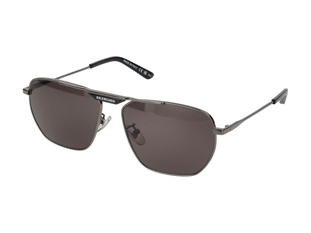 Balenciaga Grey Bb0298sa Metal Sunglasses