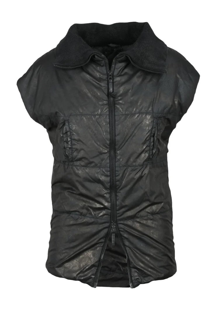 Never Enough Black Nylon Women's Padded Gilet