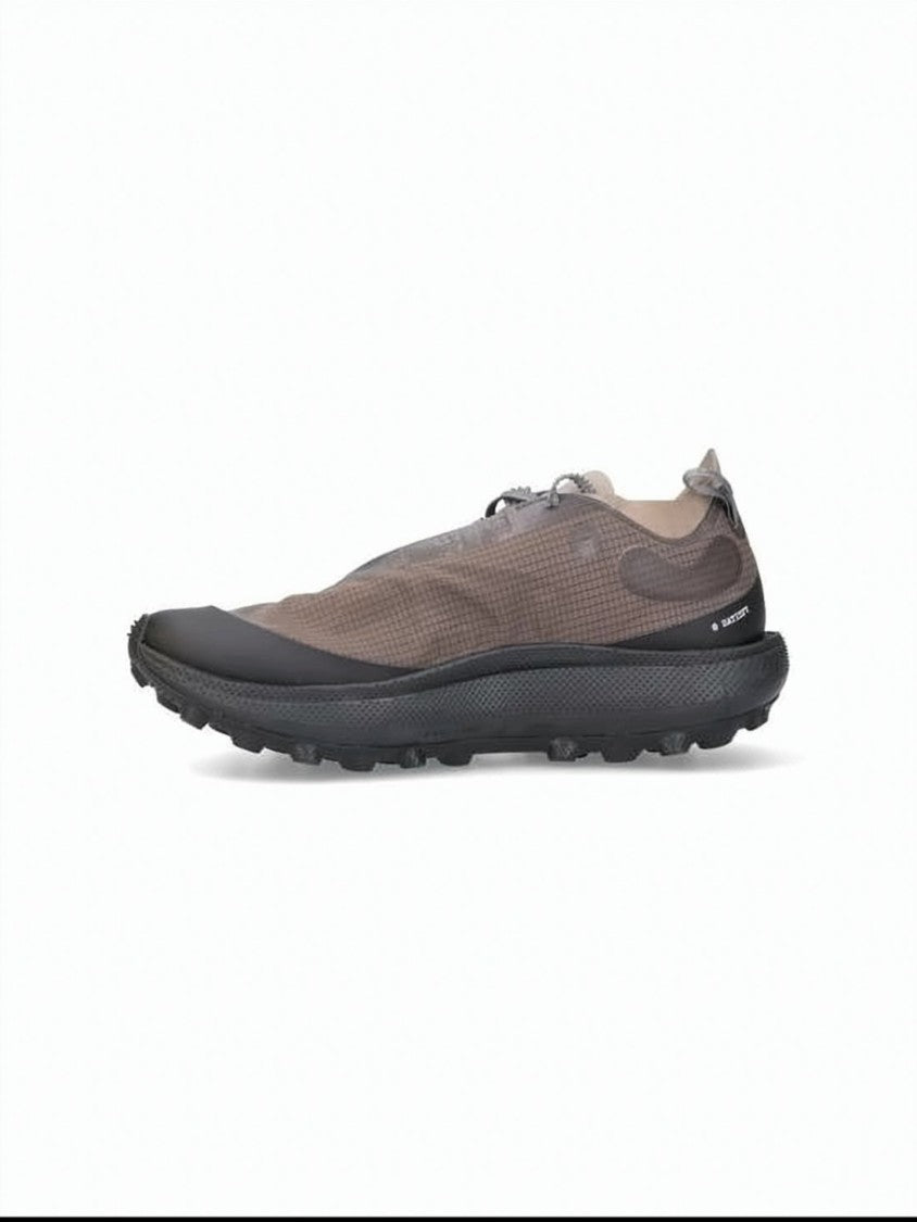 Satisfy Translucent Brown Polyester Sneakers With Robust Eva Sole